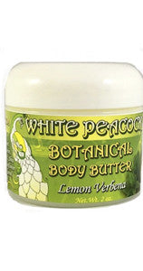 White Peacock Body Butter, Lemon Verbena - 2 oz