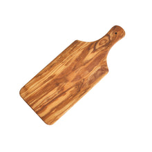 Olive Wood Serving Board with Handle - 13"