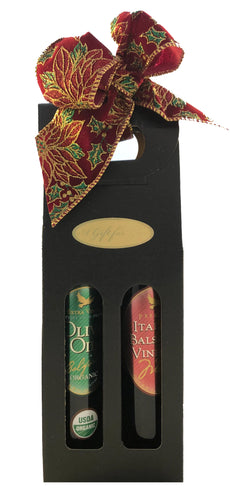 Signature Gift Set/Organic Olive Oil & Balsamic Vinegar - 8.5 oz ea (250 ml)
